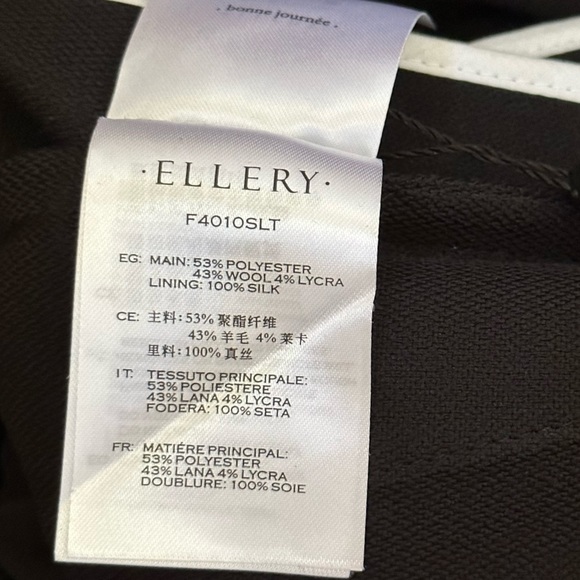 NWT Ellery Gold Band Ruffle Sleeve Jacket - Picture 9 of 11